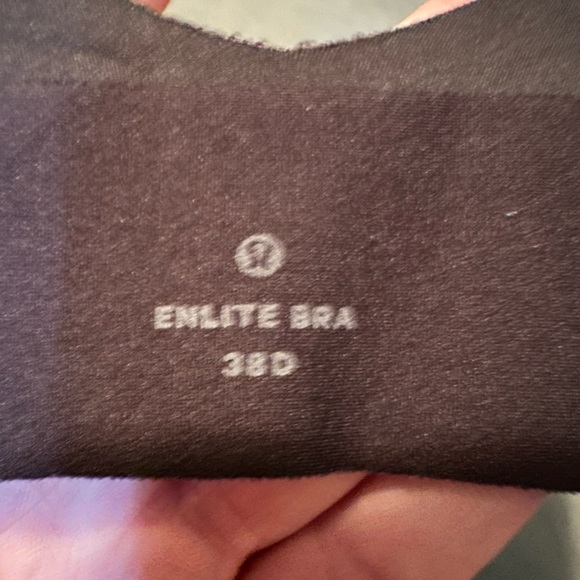Lululemon Enlite Bra - Coal Camo - Size 38D - Picture 4 of 4